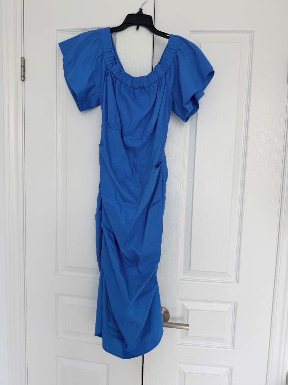 Turquoise Ruched Dress